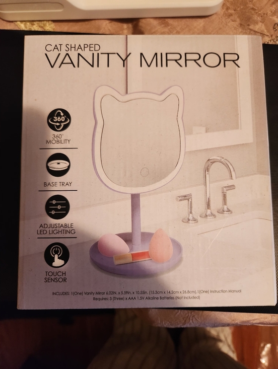 Other - Cat Shaped Vanity Mirror